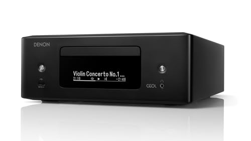 デノン Denon RCD-N12 網状組織CD受信システム HEOS/ハイレゾ/HDMI ARC相応う 黒いこと RCDN12K