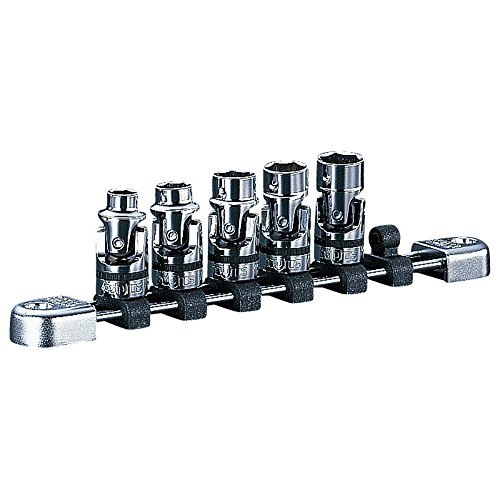 京都機械工具(KTC) ネプロス 9.5mm (3/8インチ) ユニバーサルソケット セット 5個組 NTB305JUA