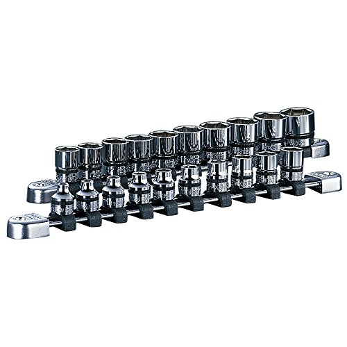 京都機械工具(KTC) ネプロス ソケット書き割り NTB320A 差込角:9.5粍 20個組 1書き割り