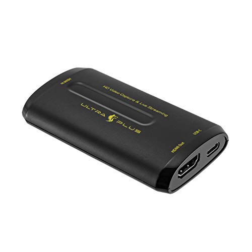 プリンストン大学 ULTRA PLUS HDMIビデオキャプチャーユニット (ソフトウェアエンコード、1080p/60fps、力くらべ録画・送達) U