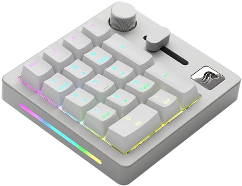 Glorious GMMK Numpad Prebuilt - White Ice ワイヤレスメカニカルテンキー 白いこと GLO-GMMK-N