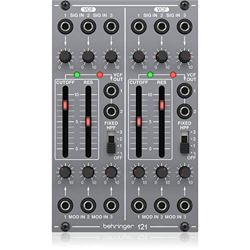 ベリンガー アナログシンセサイザー モジュラー ユーロラックモジュール ユーロラック対応 アナログデュアルVCFモジュール SYSTEM100シ
