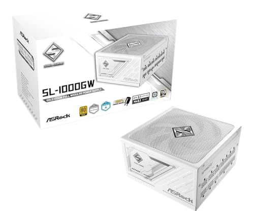 ASRockSteel Legend 次世代GPU対応PC電源ユニット1000WPCIe5.1対応80PLUS GOLDATX 3.1フルモジュ