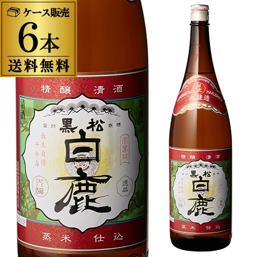 楽天市場】【1/25限定 全品P3倍】日本酒 辛口 白鹿 上撰 1.8L瓶 15度