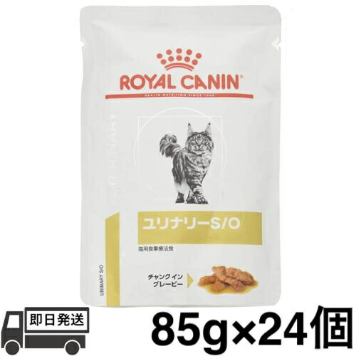 【認証不要】 ロイヤルカナン 猫 ユリナリーS/O パウチ 85g × 24個