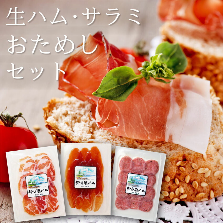 伊豆沼ハム 生ハム サラミおためしセット 送料無料 お試し お取り寄せ 