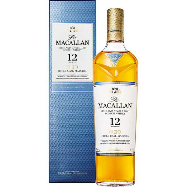 6 17 木 将来順次積みだし 部申し訳集録配送一年代 マッカラン ザ マッカラントリプルカスク12年 Ym12t1 Saboramalaga Es