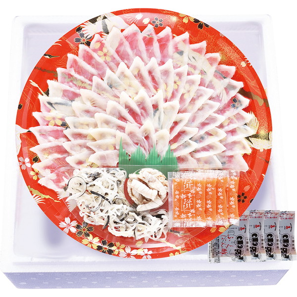 とらふく刺身セット[FS100W6Z]【送料込・熨斗・包装不可】｜井筒屋ギフト店