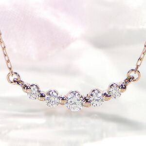 K18WG/PG/YG/pt900【 0.1ct 】ダイヤモンド ラインネックレス ペンダント 【送料無料】 ４月誕生石 SI おすすめ 可愛い 人気 おしゃれ 品質保証書 新作 プレゼント 代引手数料無料 ラッピング無料 18金 ホワイト イエロー ピンク プラチナ