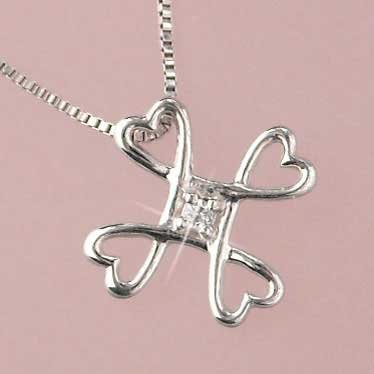 気質アップ 楽天市場 クローバー ネックレス 四つ葉 一粒ダイヤモンド ハート 18金ホワイトゴールド レディース ジュエルアウリィ楽天市場店 再再販 Spandanahospital In