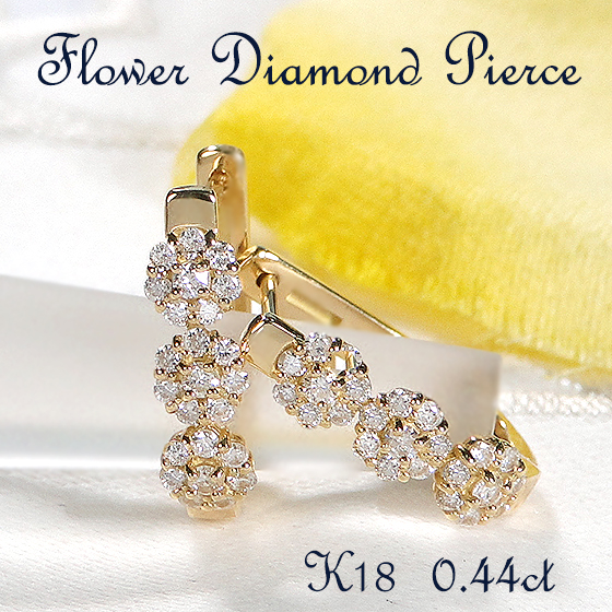 約1.2g❣️美品❗️k18YGカーブライン スタッドピアス　k18揺れるピアス 楽天市場】K18YG【0.7ct】ダイヤモンド ライン ピアス【送料無料