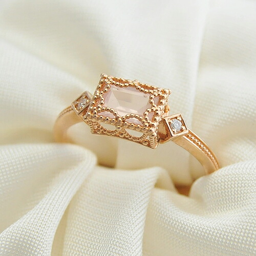 楽天市場】【予約販売】K18 白蝶貝 ダイヤ リング 18金ゴールド【送料