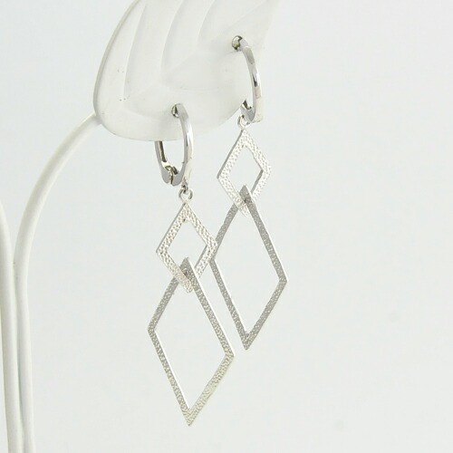 楽天市場】K14WG オニキス 白蝶貝 ピアリング 14金ホワイトゴールド