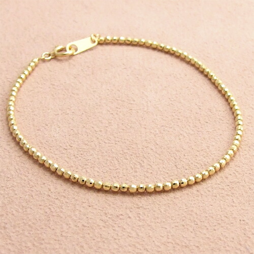 楽天市場】K18ミラーボール＆フラワー カットボール チェーン