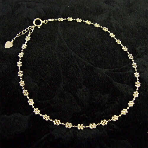 100 本物保証 楽天市場 K18 雪の結晶 アンクレット 21cm 3cm アジャスター付き 18金ゴールド 送料無料 ラッピング無料 ジュエリーａｙａ 激安の Goalsr Com