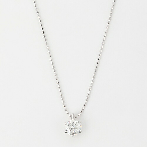【超特価品】Pt/K18WG 一粒ダイヤ ペンダント ネックレス 0.405ct F I1 G 中央宝石研究所のソーティング付き 【送料無料】【対応】【ラッピング無料】｜ジュエリーＡＹＡ