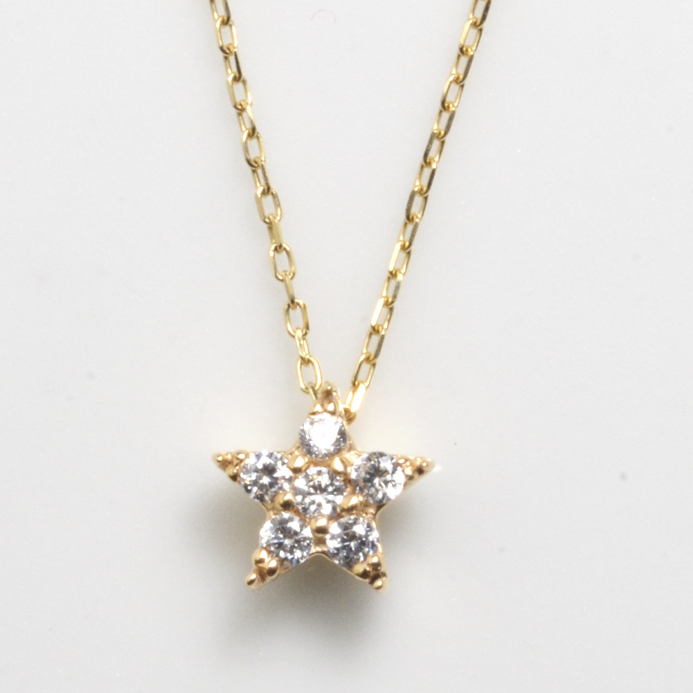 STAR JEWELRY - スタージュエリー ダイヤモンド ネックレス 0.005CTの+