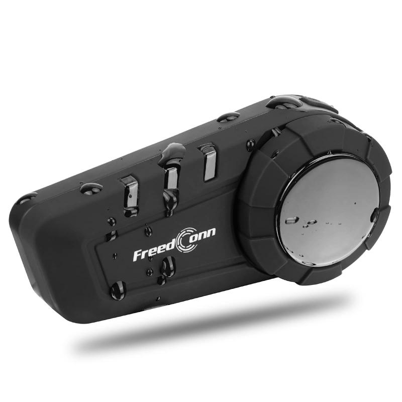 FreedConn KY PRO バイクインカム Bluetooth 5.1 最大6人同時通話 ヘルメット バイク用インカム 音楽共有 強い互換性インターコム Hi-Fi音質 ヘルメット用インカム バイク用通信機器 IP65防塵防水 Siri