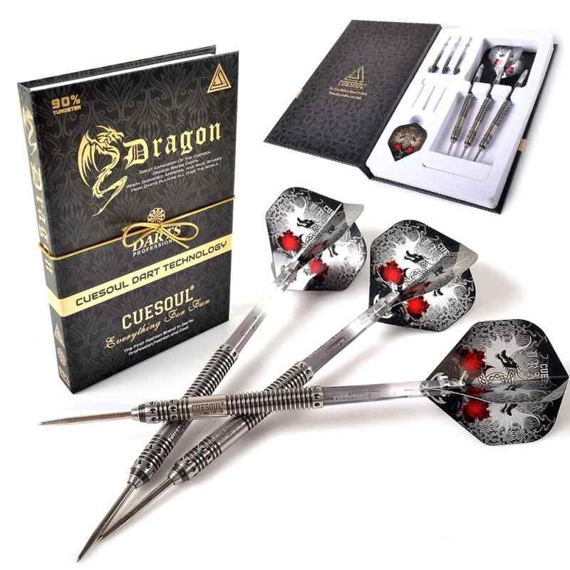 Dragon Fashionable 26 Grams 90% tungsten Steel Tip Darts Set,Barrel with black Titanium Coated(CSDN-C4407) 12,541円