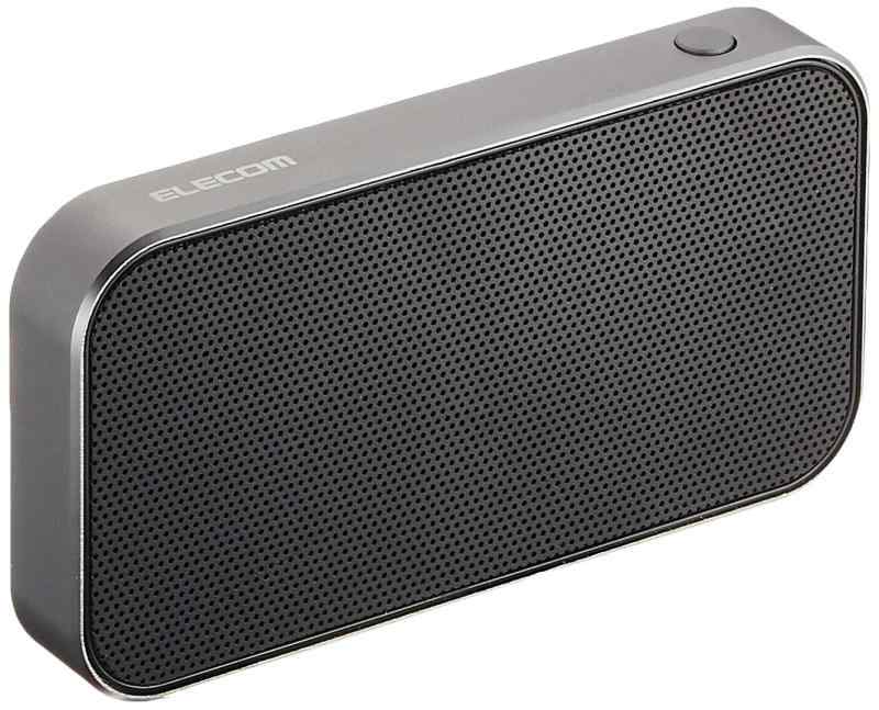 エレコム コンパクトワイヤレススピーカー Bluetooth対応 ブラック LBT-SPTR01AVBK