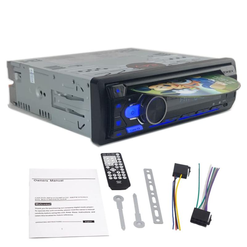 ユニバーサル 1Din 24V BluetoothカーステレオMP3プレーヤーCDVCDDVD AUXUSBFMラジオオートオーディオカープレーヤーヘッドユニットISOポート｜CONNECTショップ
