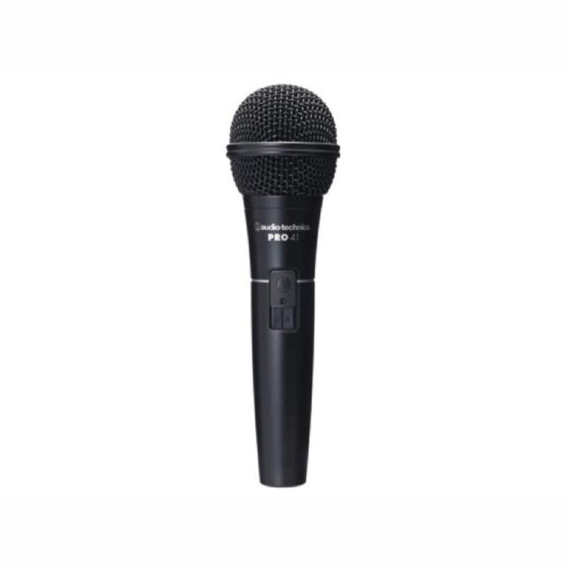 オーディオテクニカ PRO41 ダイナミックマイク XLR/単一指向性マイク/ON/OFFスイッチ搭載/ボーカル/スピーチ/マイククランパー付属/マイクポーチ付属/XLRマイクケーブル付属 【国内正規品】 ブ