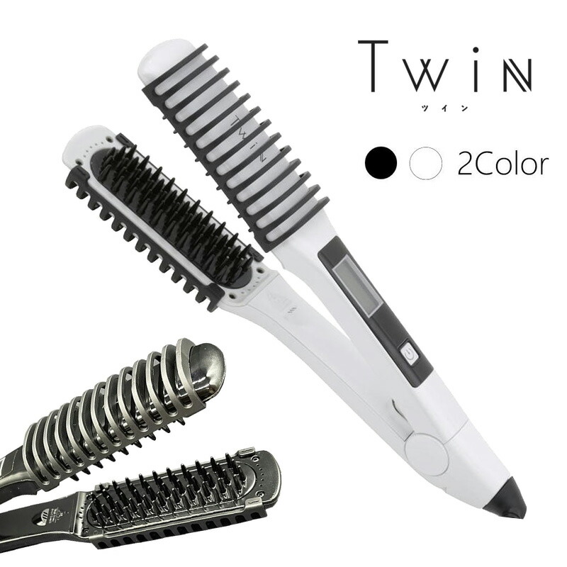 楽天市場】(特価)CREATE ION クレイツイオン ツインブラシアイロン