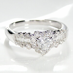 楽天市場】K18YG/PG【1.80ct】豪華ダイヤモンド パヴェ リング【送料