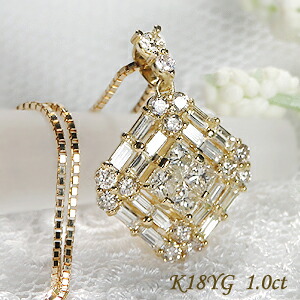 楽天市場】k18WG ダイヤモンド ペンダント トップ ネックレス