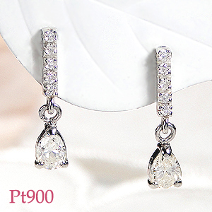 楽天市場】Pt900 タンザナイト ダイヤモンド ピアスプラチナ ダイヤ