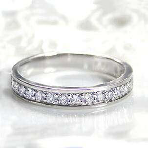 K18WG【0.5ct】ダイヤモンド ハーフエタニティ リングジュエリー アクセサリー 指輪 リング ホワイトゴールド ゴールド ダイアモンド エタニティ ハーフエタニティ K18 18金 0.5 ふちあり ダイア 送料無料 刻印無料 品質保証書 代引手数料無料 プレゼント|ジュエリー for you