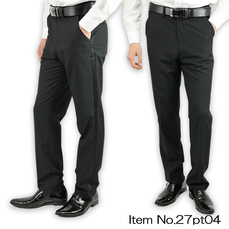 楽天市場】合物 アジャスター付き ブラックフォーマル パンツ ☆裾未