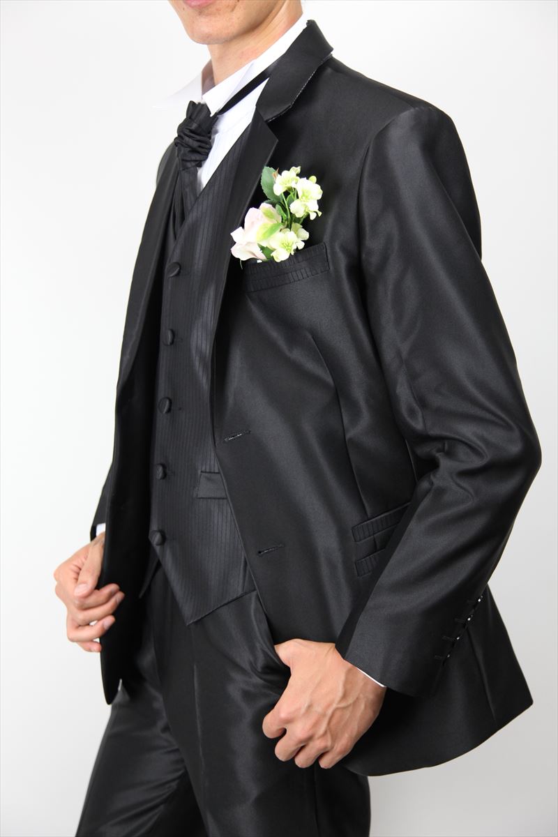 J Grows 4 Piece Tuxedo Set Sale Black Black Wedding Abroad Wedding