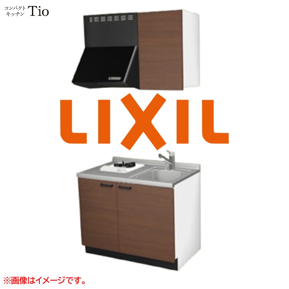 間口1050粍 1口ガスコンロ ミニ勝手もと パウダーコンパクト勝手もと コンログリルレス LIXIL リクシル Tio ティオ 壁付I型 扉ひな型 烏合の衆2 B7続きもの 肌理(無光沢) 色つや(クリエモカ) 手持ち部分受け取り人【貨物輸送無料】