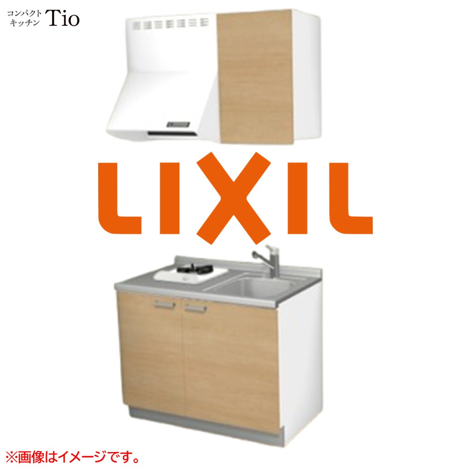 間口1050粍 1口ガスコンロ ミニ勝手もと パウダーコンパクト勝手もと コンログリルレス LIXIL リクシル Tio ティオ 壁付I型 扉ひな型 烏合の衆2 B7続きもの 肌理(無光沢) 色つや(クリエペール) 手持ち部分受け取り人【貨物輸送無料】