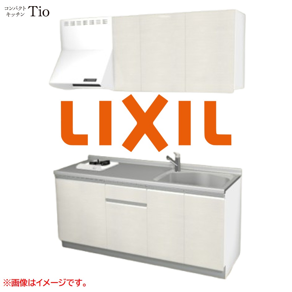 間口1800粍 1口ガスコンロ ミニ御厨子所 パウダーコンパクト御厨子所 コンログリルレス LIXIL リクシル Tio ティオ 壁付I型 扉青写真 人だかり3 B8つづき物 肌理(光輝) 色合い(グロッシーバーチ) 生産ライン受け取り人【貨物輸送無料】