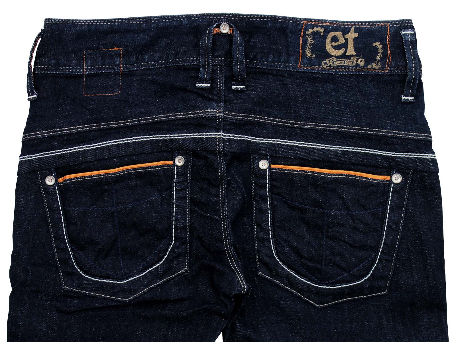 美脚小尻ブーツカット:et/ET BOITE:ハイパワーストレッチデニム・ブーツカットジーンズ(ワンウォッシュ、シワ):E1814-4060 ETジーンズ エボワット デニム ジーンズ レディース フレア 美脚小尻ブーツカット:et/ET BOITE:ハイパワーストレッチデニム・ブーツカットジーンズ(ワンウォッシュ、シワ):E1814-4060 ETジーンズ エボワット デニム ジーンズ レディース フレア