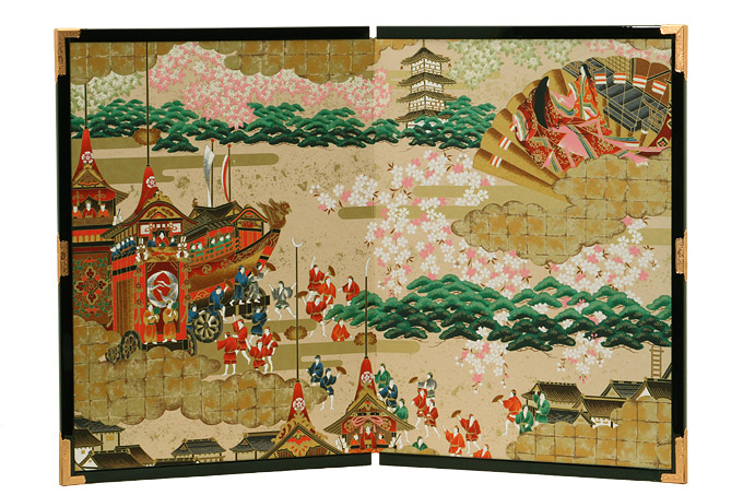 楽天市場】四曲屏風 紺和紙 本金金彩 群翔鶴 粋宝作 高さ90cm 楽天市場】四曲屏風 紺和紙 本金金彩 群翔鶴 粋宝作 高さ90cm