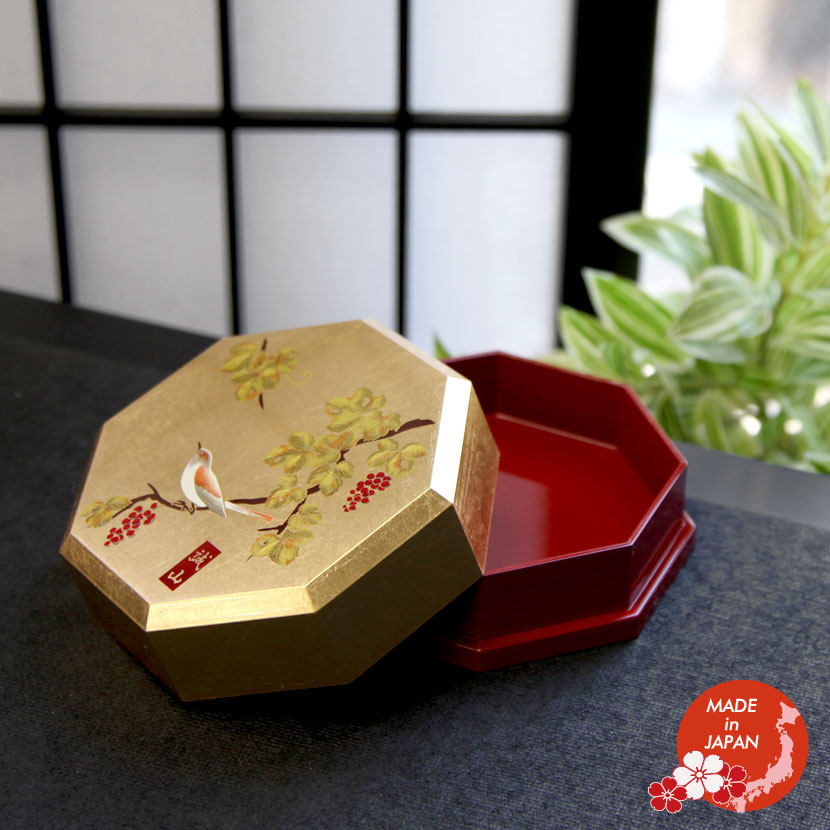 漆器 菓子器セット 10個 木箱付き 菓子詰合せ箱（かぐわし）10個: ギフトボックス・外箱｜包装資材