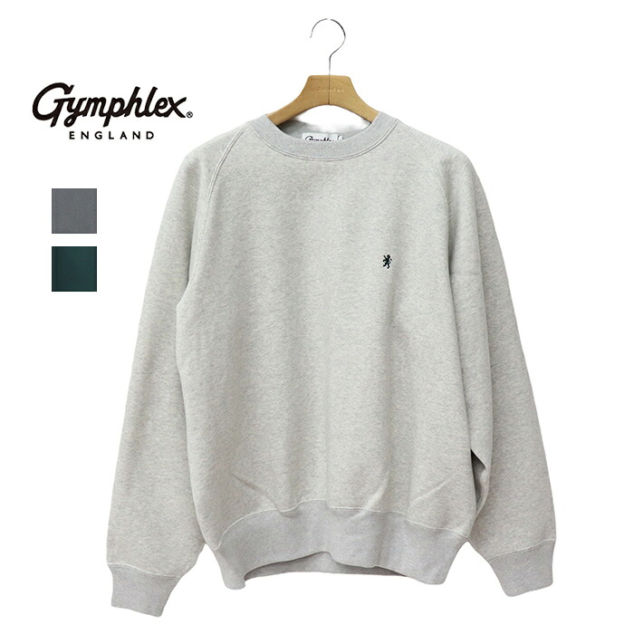 Gymphlex 体育館フレックス メンズ クルーネックプルオーバー GY-C0292TCF