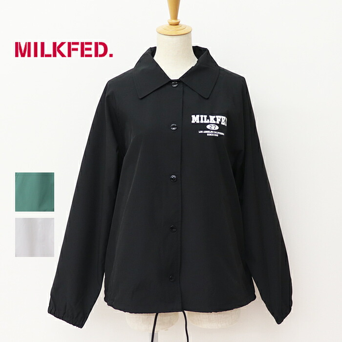 【SALE 大売り出し 40％OFF】MILKFED ミルクフェド レディース RAGLAN COACH JACKET MILKFED. コーチジャケット 103231021008
