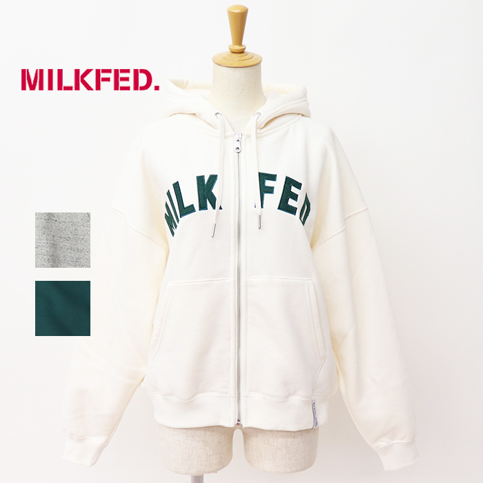 楽天市場】ミルクフェド MILKFED. レディース ボア ジップアップバイ