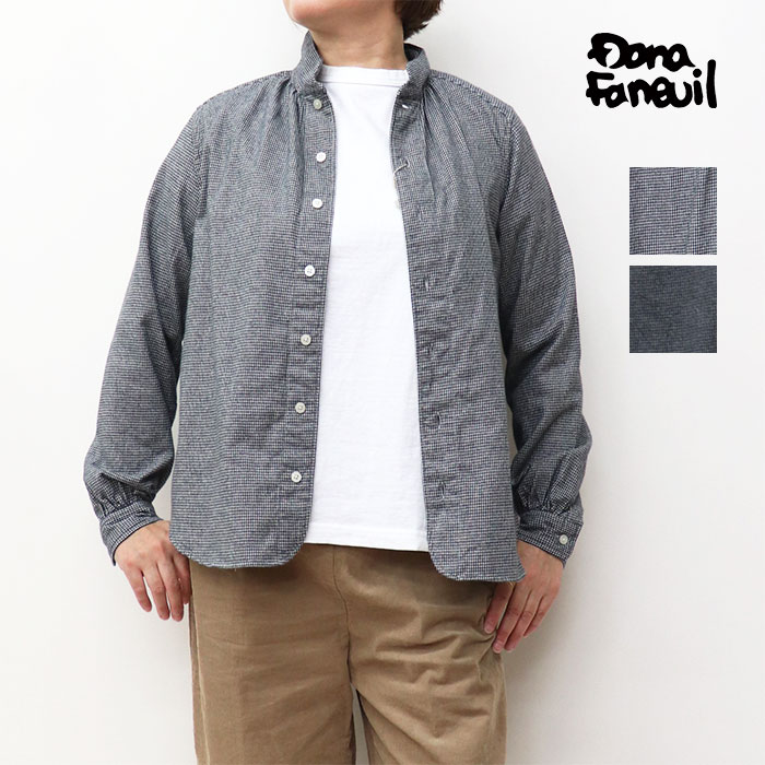 【SALE セール 20％OFF】Dana Faneuil ダナファヌル レディース シャギーチェック 長袖シャツ D-6125412