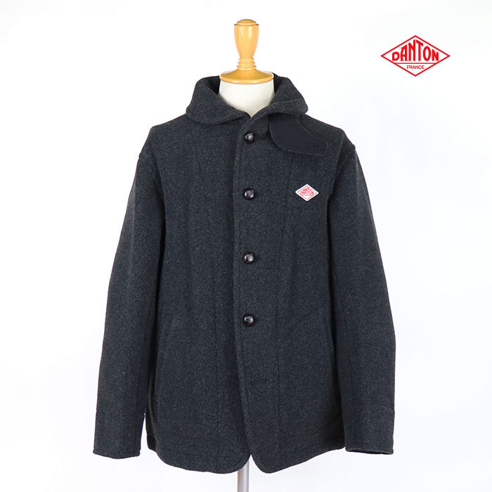 ダントン DANTON コート ウールモッサ ジャケット くるみボタン XL DANTON - DANTON ダントン ウールモッサ シングル ジャケット