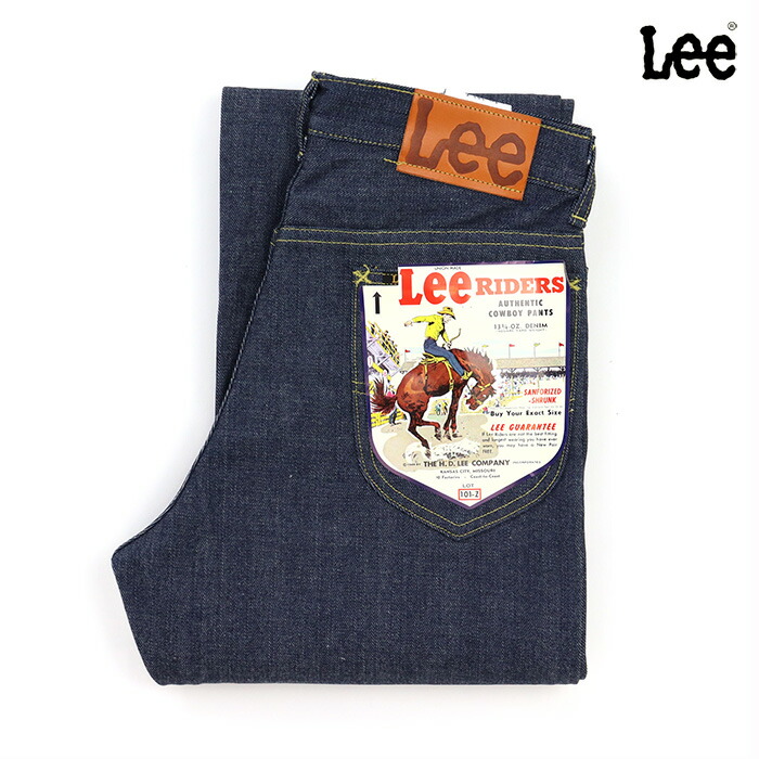 Lee ロバート・エドワード・リー デニム THE ARCHIVES RIDERS 101-Z 1948 MODEL ジ・アーカイブス ライダース 101-Z 1948年模範例 LM6331-89 インディゴ未洗いもの