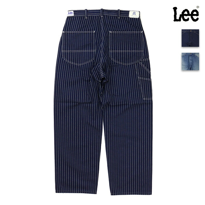 Lee リー パンツ VINTAGE PAINTER PANTS ビンテージぺインターパンツ DUNGAREES LM7321 ストライプ 200 淡色ブルー 246|MATSUYA 店