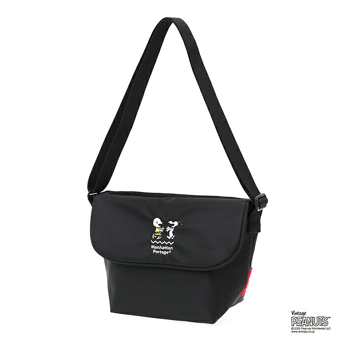 Manhattan Portage マンハッタンポーテージ NYLON MESSENGER BAG (XXS) FLIGHT NYLON BACKING BP W/DIV MGNT PEANUTS 25 伝達人御徒面子 MP1603BPDMGNTPNS25 バッグ-バッグ・小物・ブランド雑貨