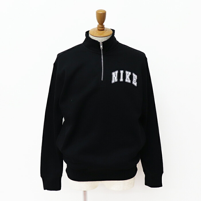 【希少デザイン】NIKE　ナイキ　刺繍ロゴ　Ｌ　ハーフジップ　スウェット入手困難 美品【激レア】NIKE ナイキ ハーフジップ スウェット L 刺繍ロゴ