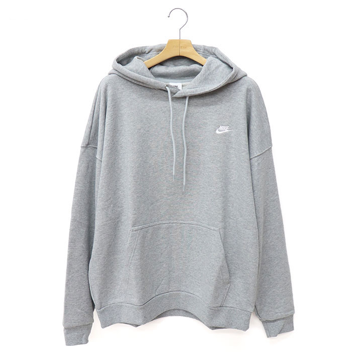 NIKE パーカー メンズ オーバーサイズド フレンチ テリー プルオーバー パーカー ダークグレーヘザー HJ1817-063|MATSUYA 店