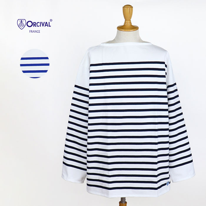 【SALE セール】ORCIVAL オーシバル メンズ オーバーサイズ ラッセルフレンチセーラーTシャツ MEN 6130
